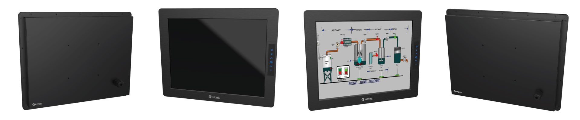 Monitor industrial con estructura de metal - Inelmatic